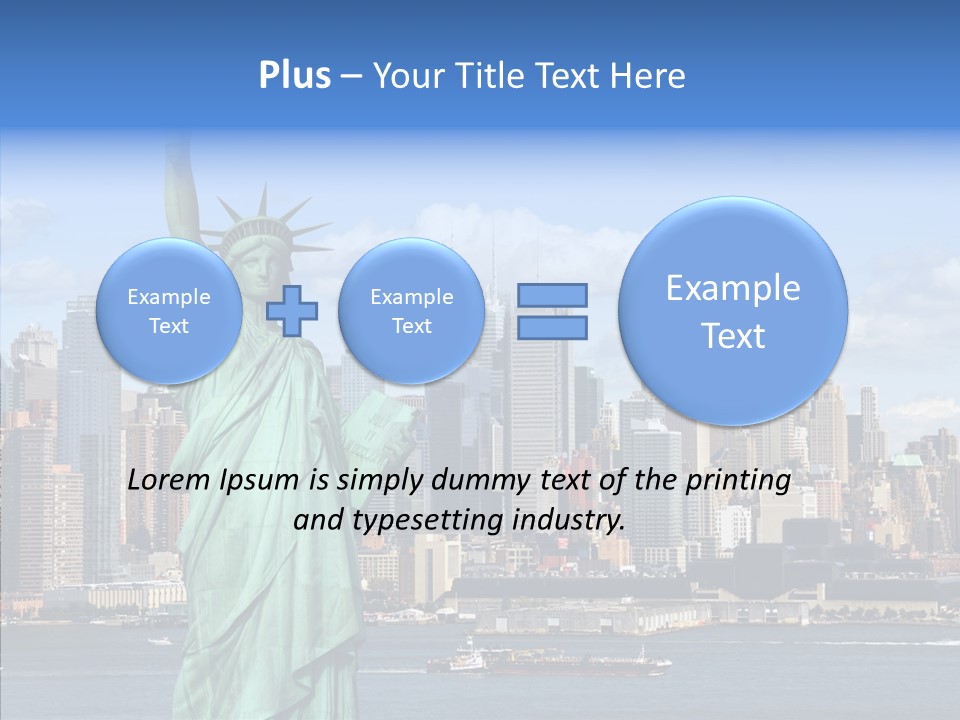 Boat Lights Travel PowerPoint Template