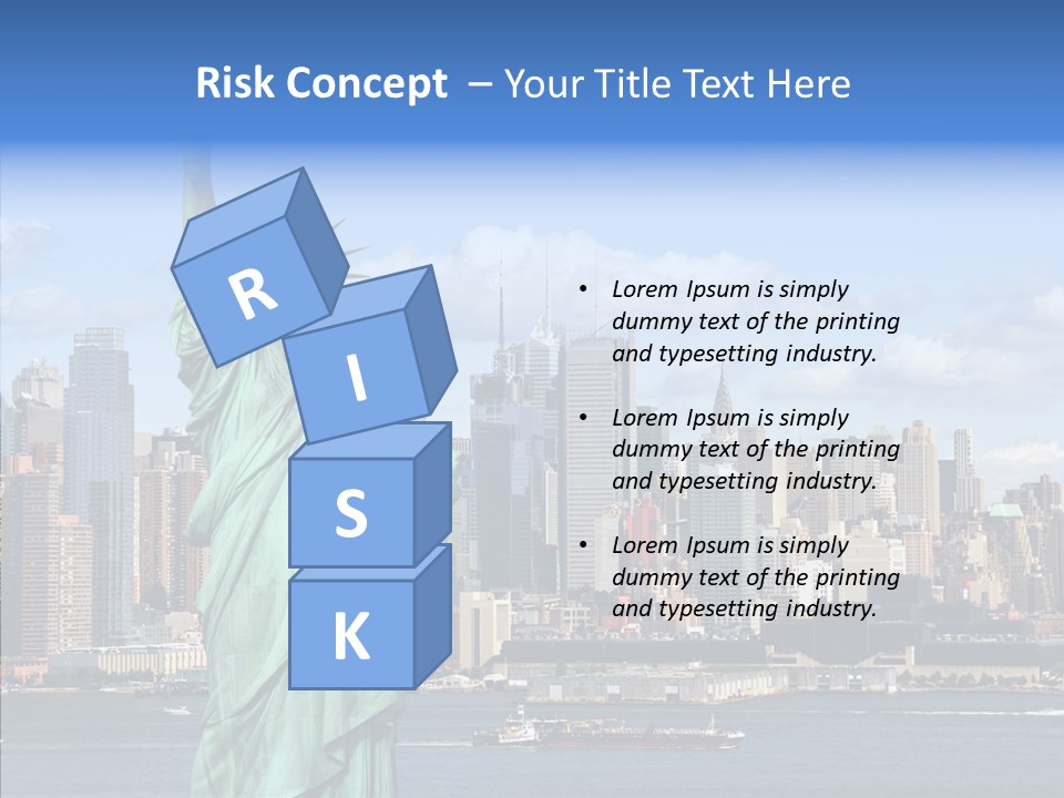 Boat Lights Travel PowerPoint Template