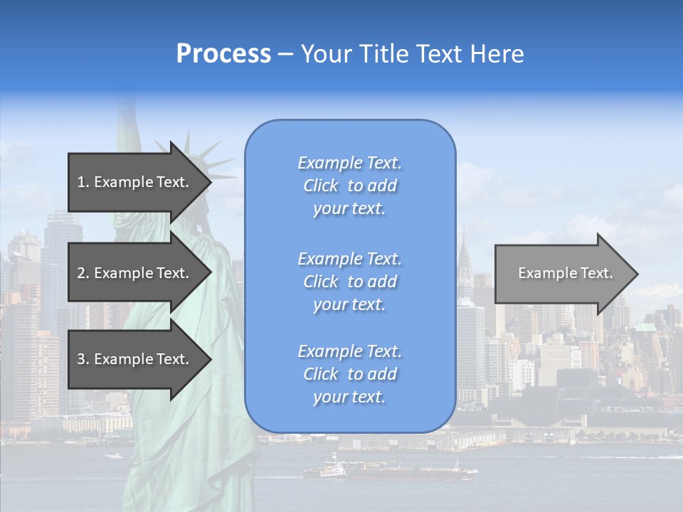 Boat Lights Travel PowerPoint Template