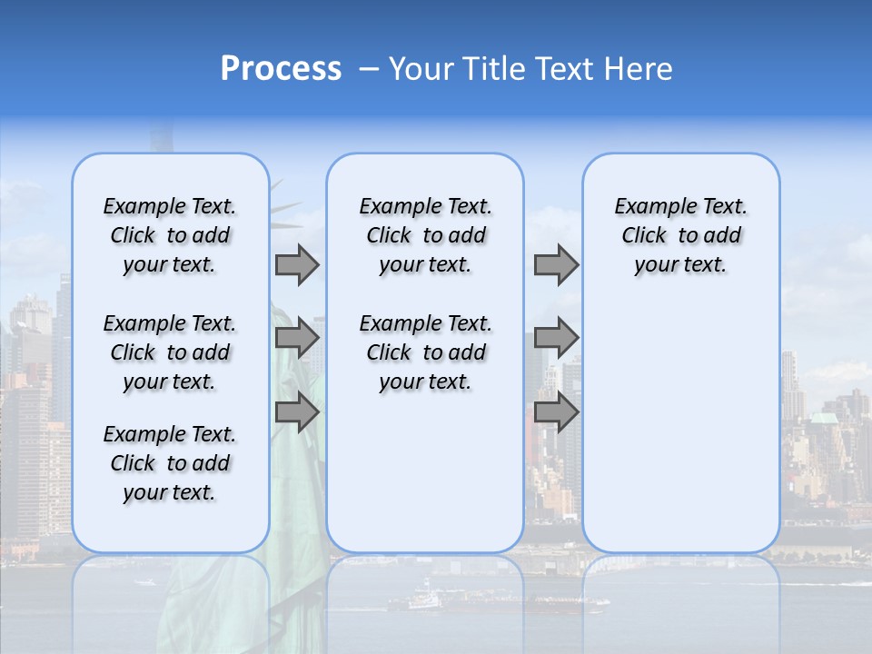 Boat Lights Travel PowerPoint Template