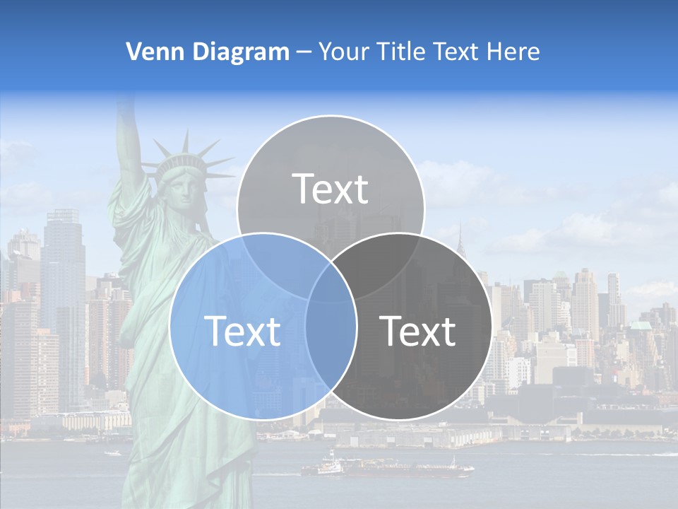 Boat Lights Travel PowerPoint Template