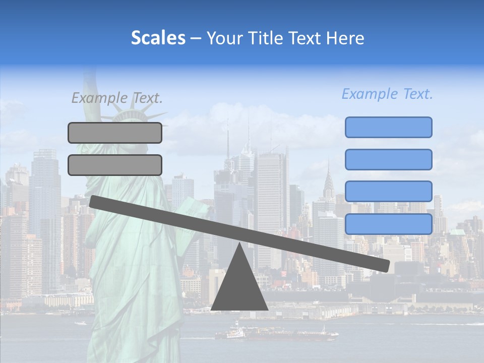 Boat Lights Travel PowerPoint Template