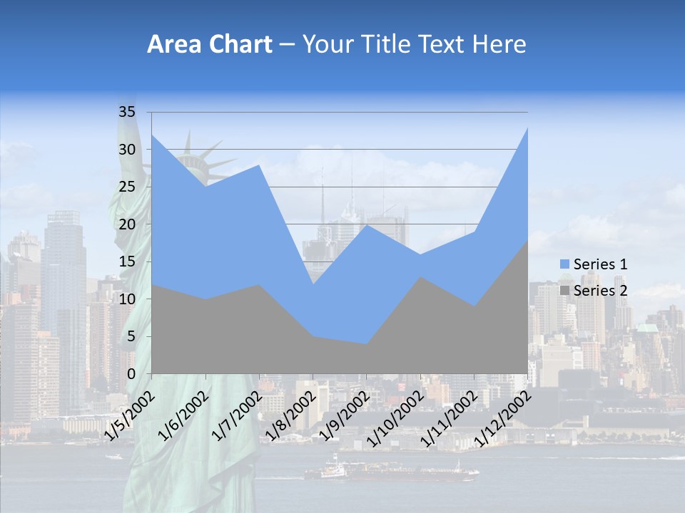 Boat Lights Travel PowerPoint Template