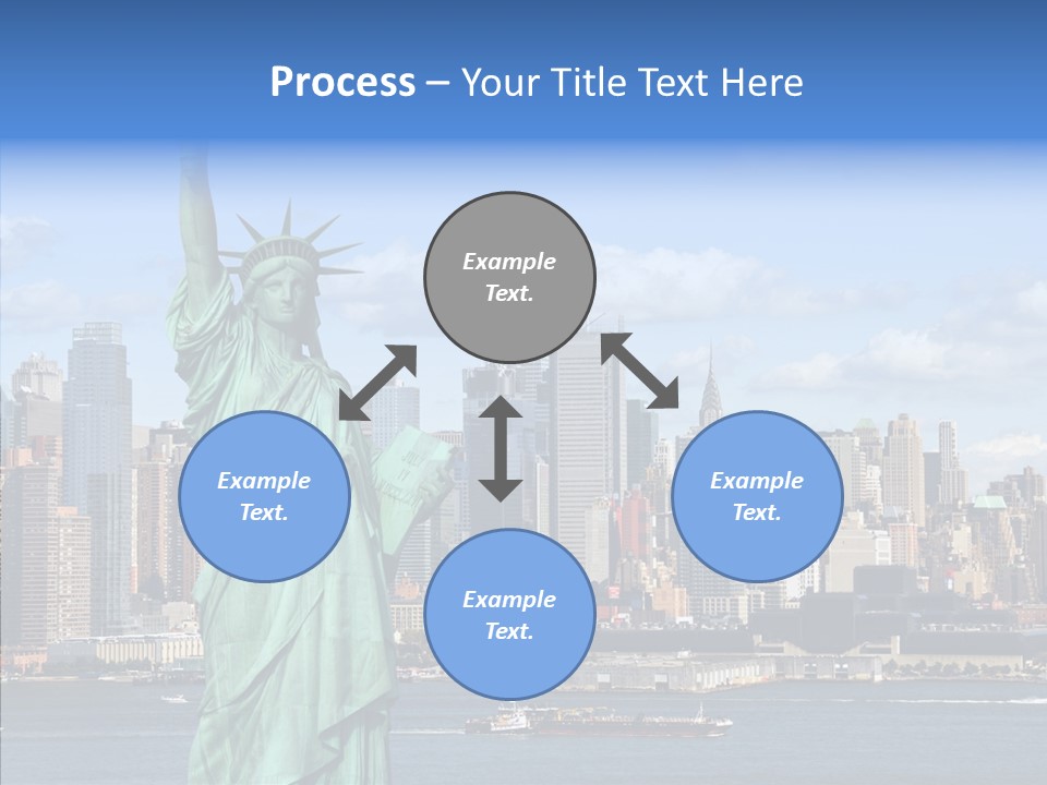 Boat Lights Travel PowerPoint Template