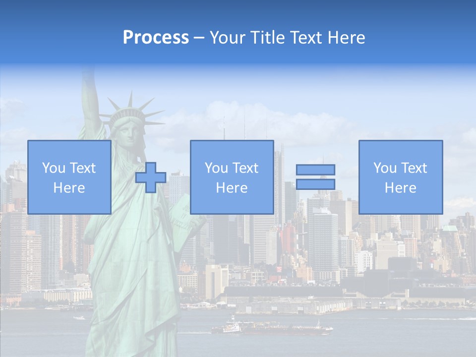 Boat Lights Travel PowerPoint Template