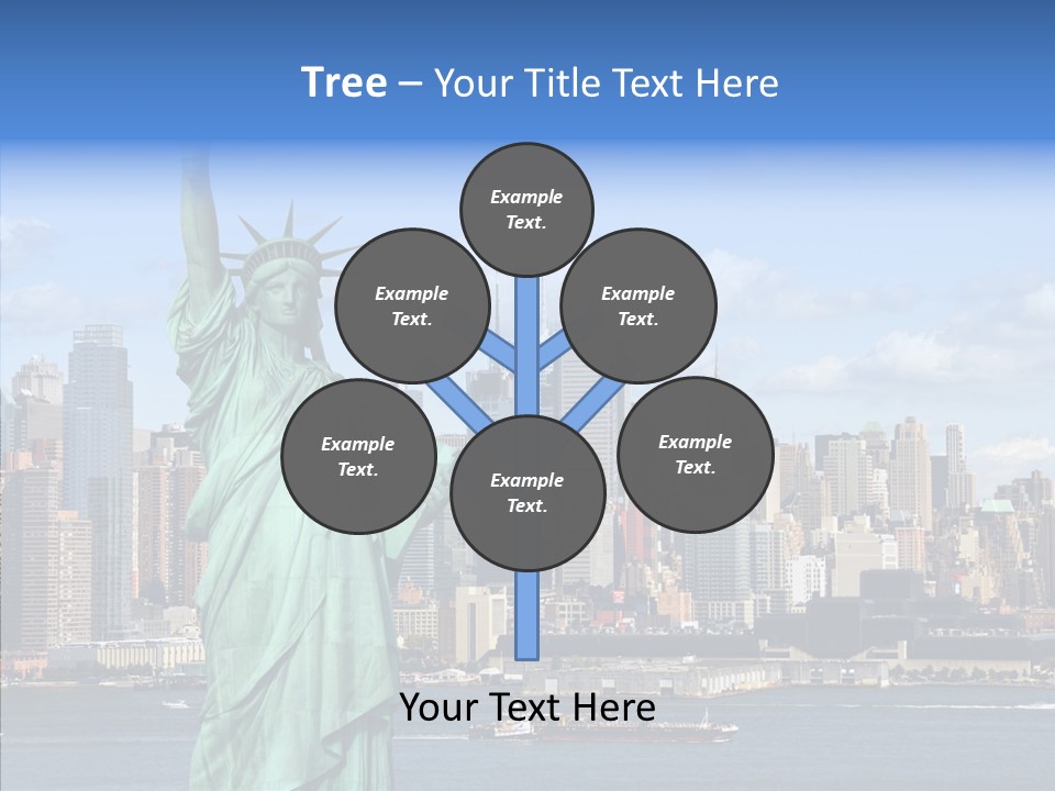 Boat Lights Travel PowerPoint Template