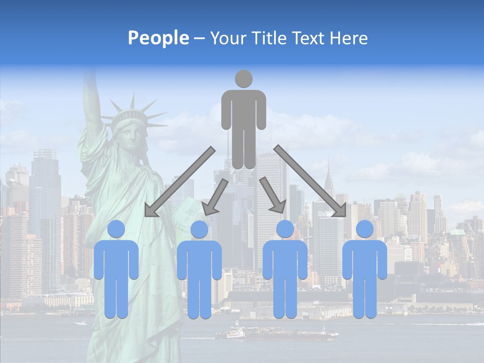 Boat Lights Travel PowerPoint Template