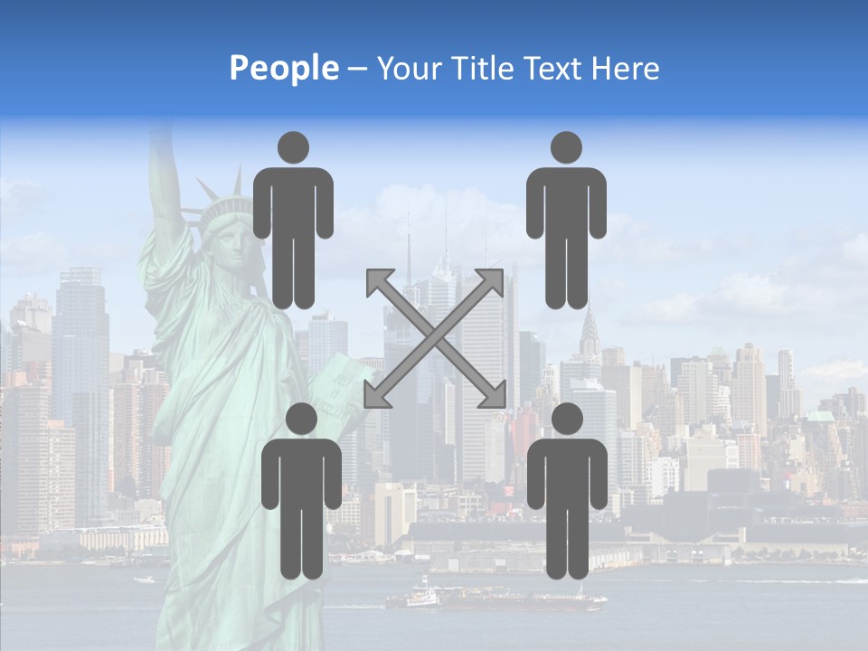 Boat Lights Travel PowerPoint Template