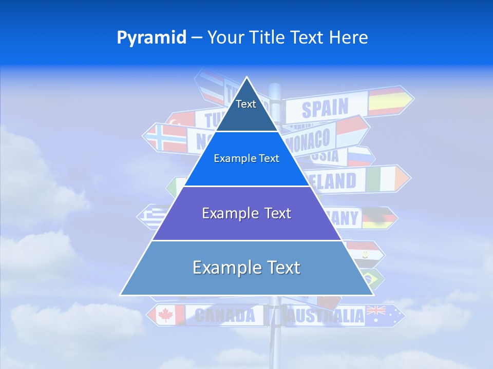 Traditional Offers Blue PowerPoint Template