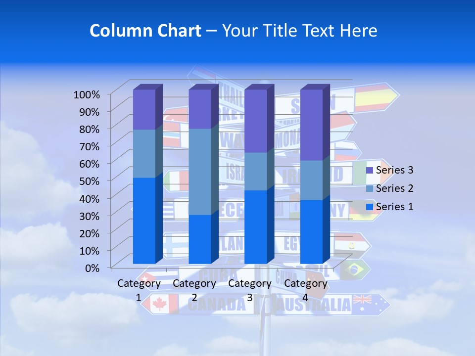 Traditional Offers Blue PowerPoint Template