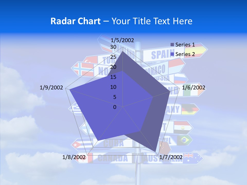 Traditional Offers Blue PowerPoint Template