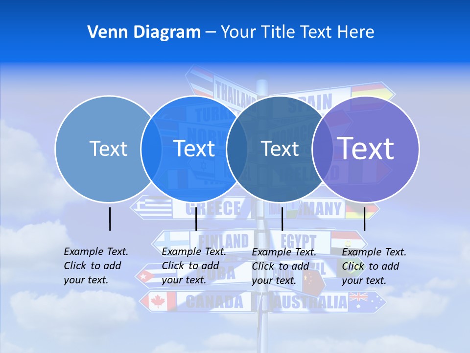 Traditional Offers Blue PowerPoint Template