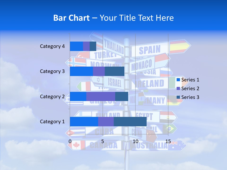 Traditional Offers Blue PowerPoint Template