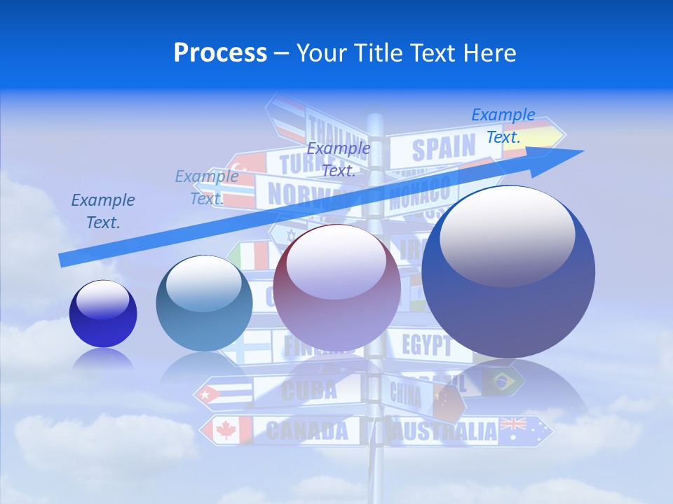 Traditional Offers Blue PowerPoint Template