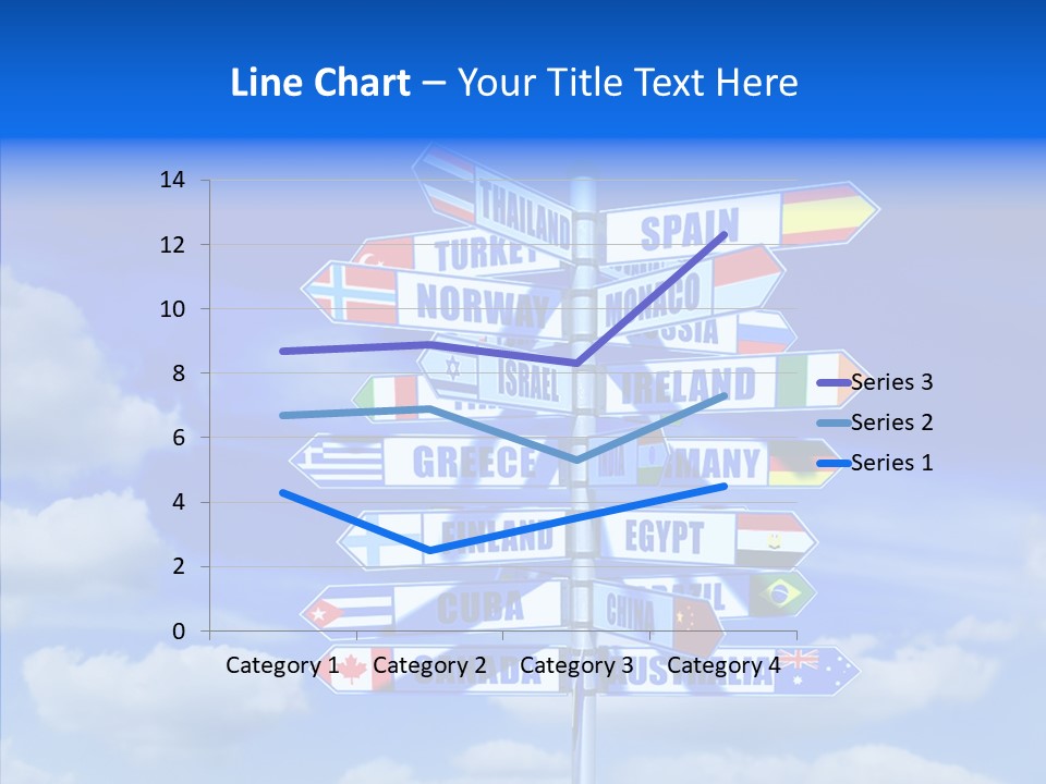 Traditional Offers Blue PowerPoint Template
