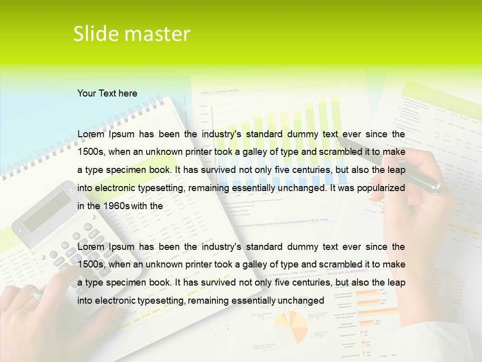 Earnings Concepts Tax PowerPoint Template