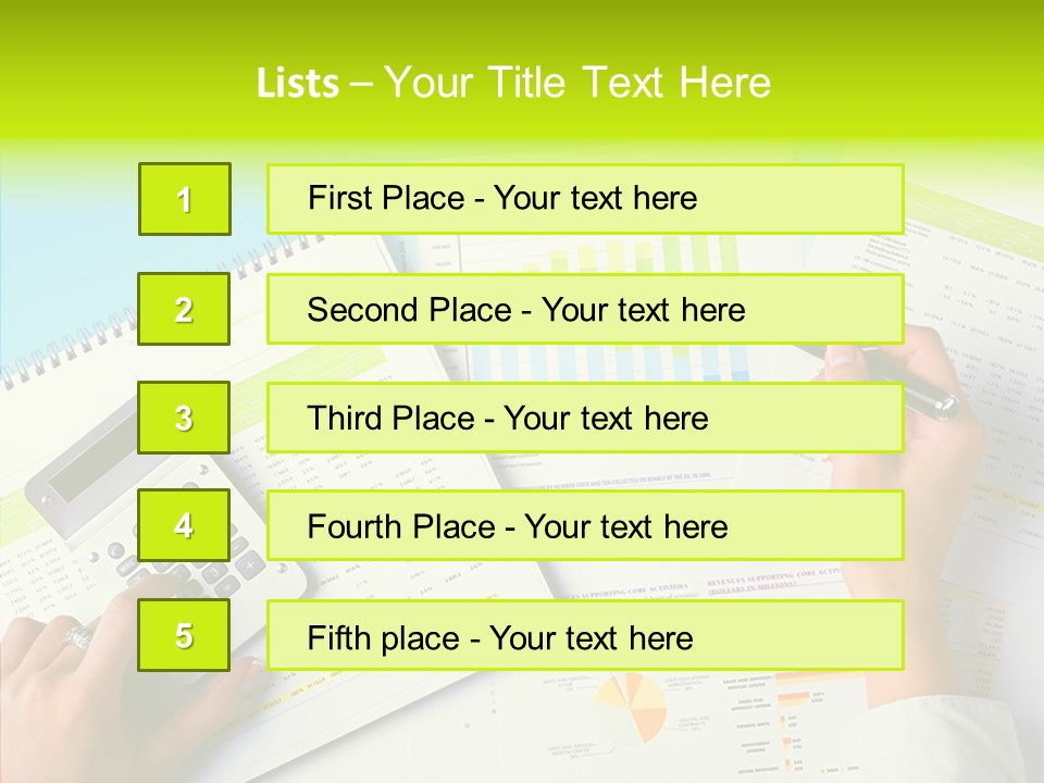 Earnings Concepts Tax PowerPoint Template
