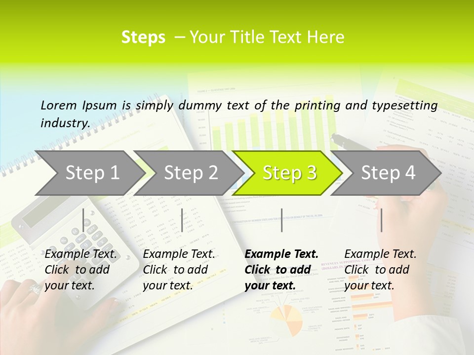 Earnings Concepts Tax PowerPoint Template
