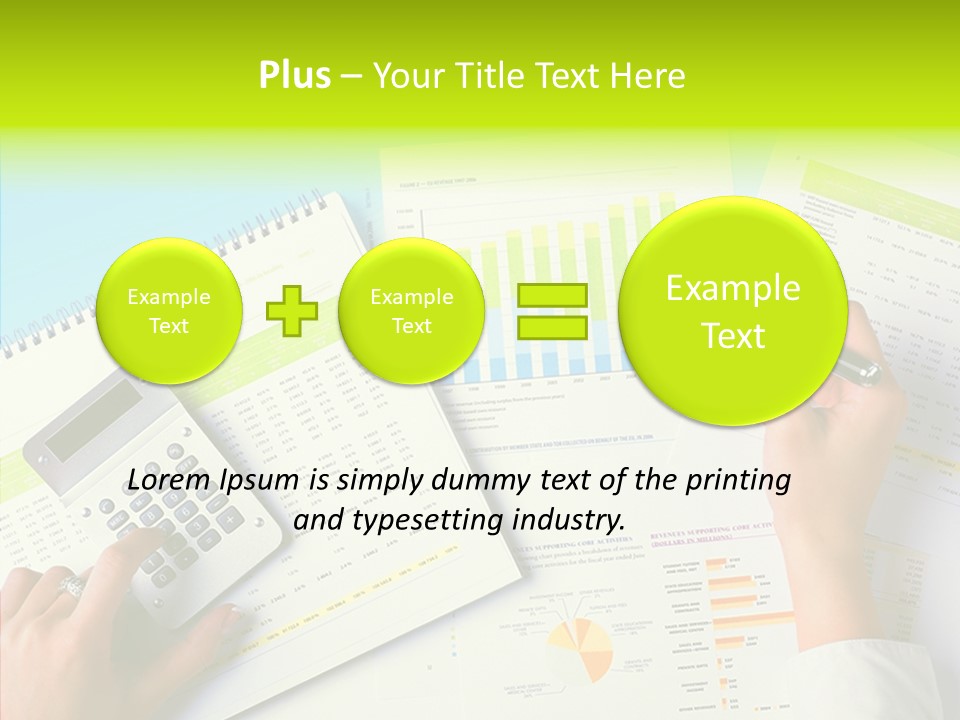 Earnings Concepts Tax PowerPoint Template