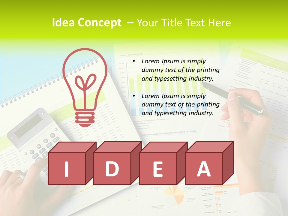 Earnings Concepts Tax PowerPoint Template