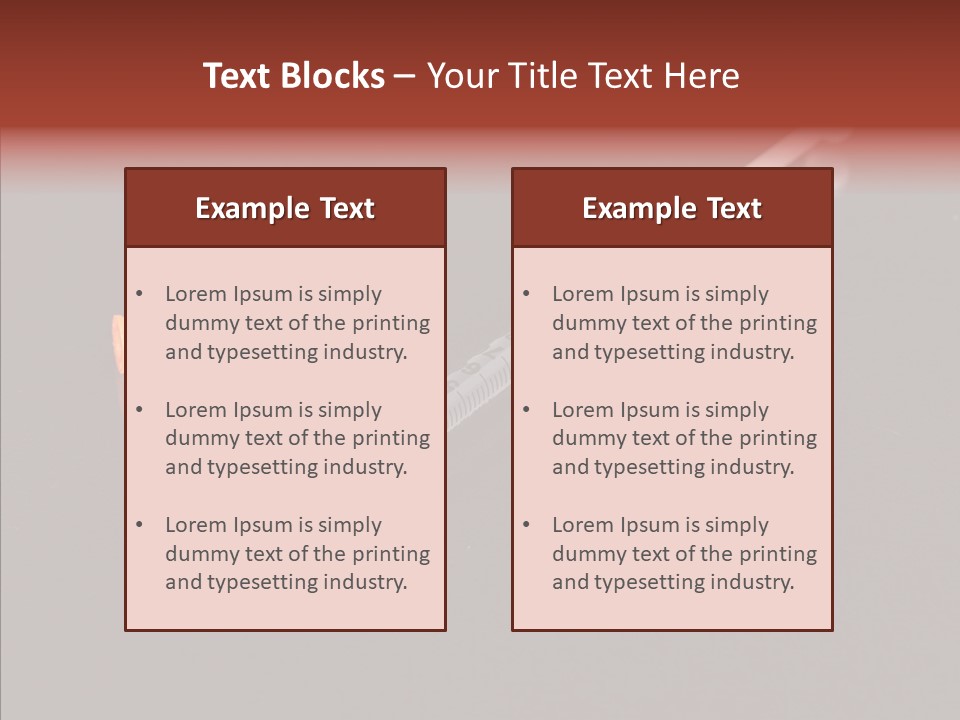 Risk Safe Choice PowerPoint Template
