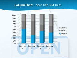 Blue Business Signage PowerPoint Template