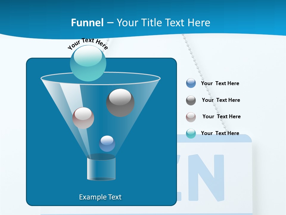 Blue Business Signage PowerPoint Template