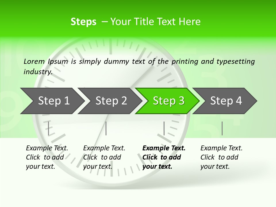 Desk Morning Speed PowerPoint Template