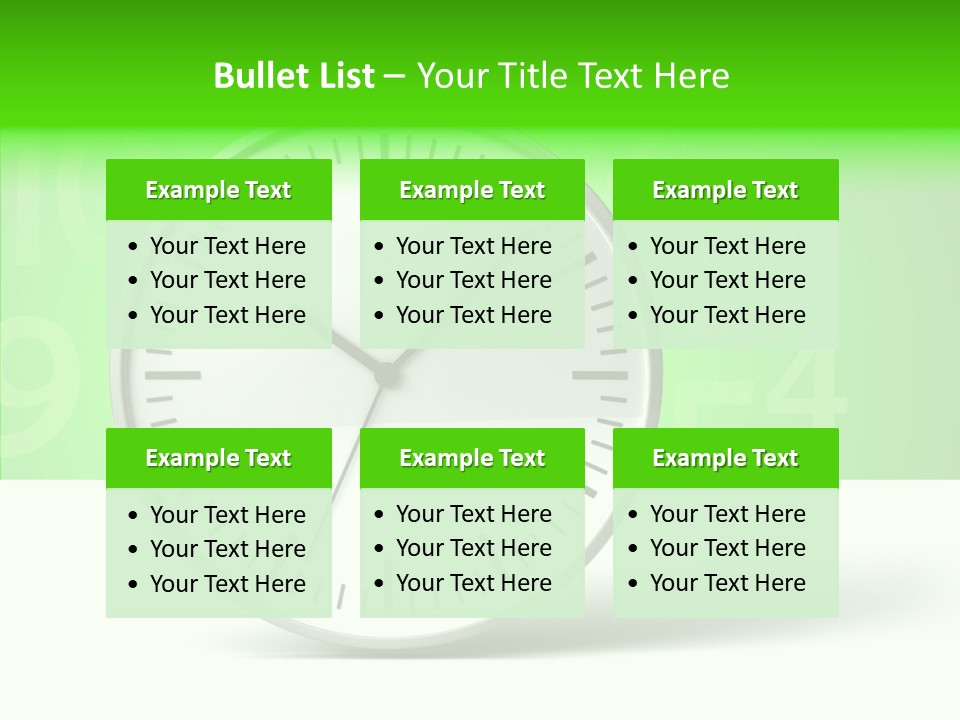 Desk Morning Speed PowerPoint Template