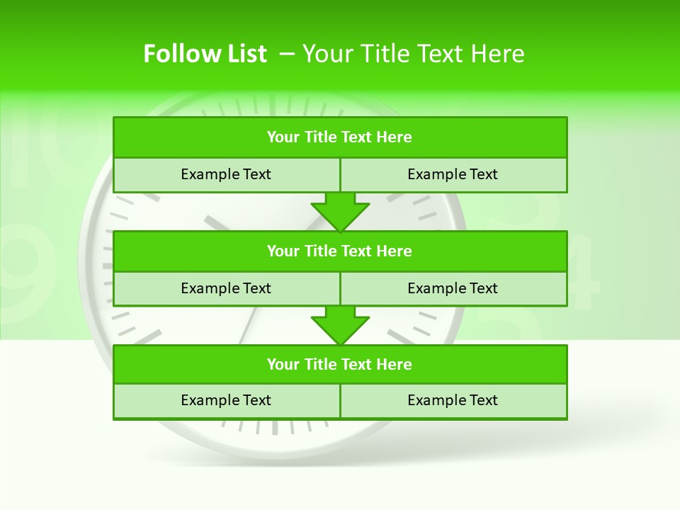 Desk Morning Speed PowerPoint Template