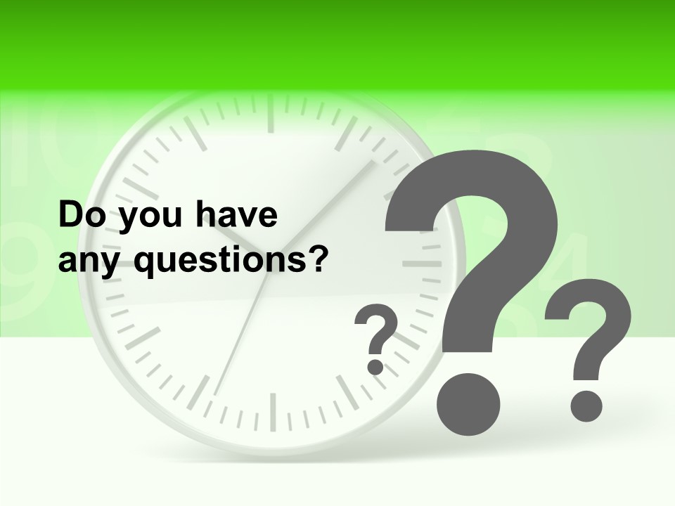 Desk Morning Speed PowerPoint Template