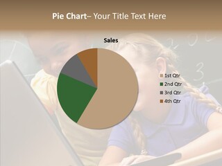 Classroom Kid Schoolgirl PowerPoint Template