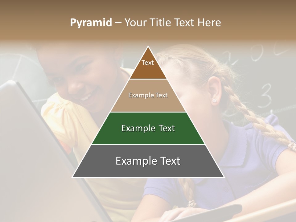 Classroom Kid Schoolgirl PowerPoint Template