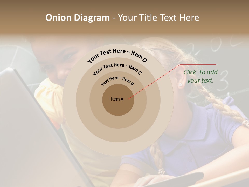 Classroom Kid Schoolgirl PowerPoint Template