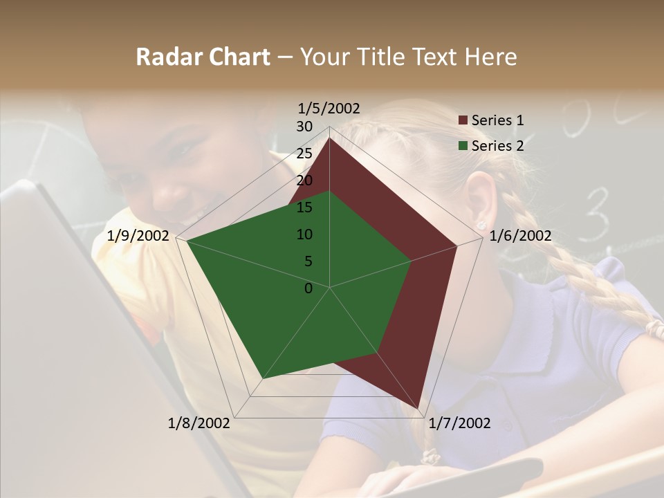 Classroom Kid Schoolgirl PowerPoint Template
