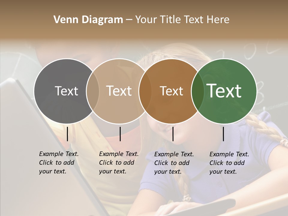 Classroom Kid Schoolgirl PowerPoint Template