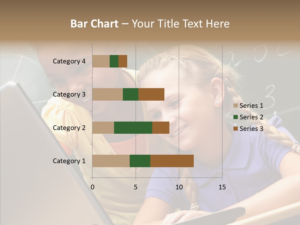 Classroom Kid Schoolgirl PowerPoint Template