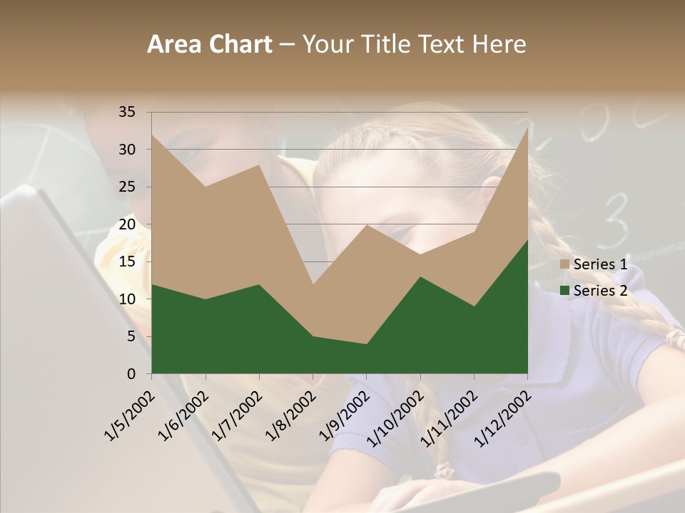 Classroom Kid Schoolgirl PowerPoint Template
