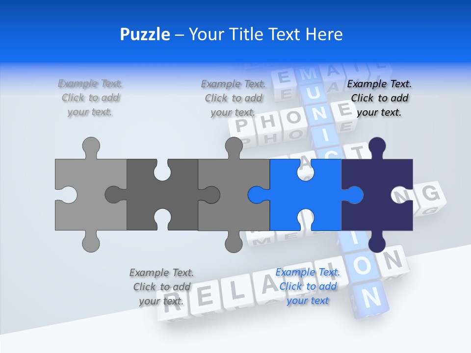 Brick Social Connection PowerPoint Template