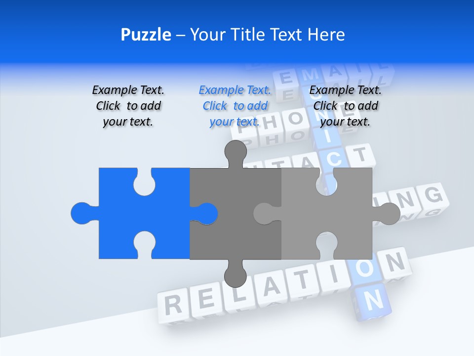 Brick Social Connection PowerPoint Template