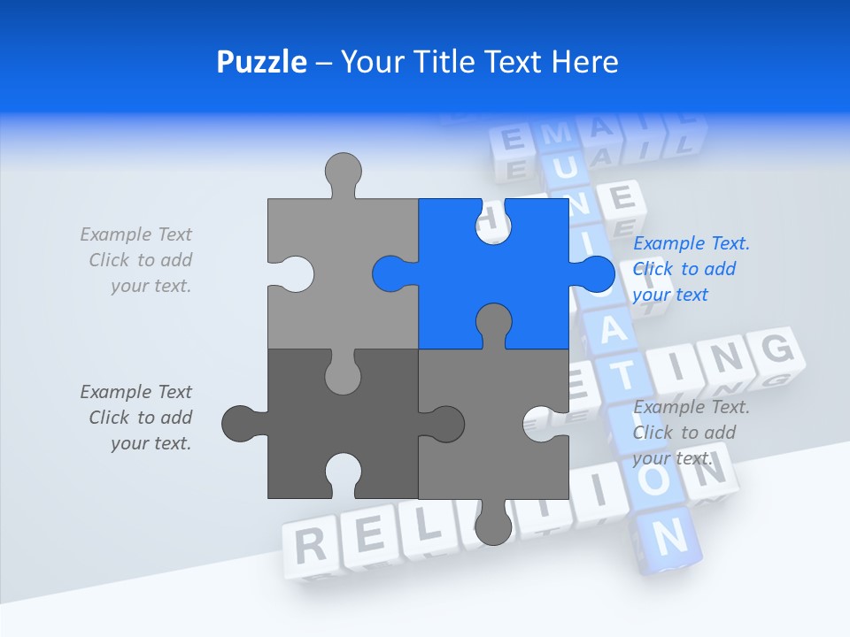 Brick Social Connection PowerPoint Template