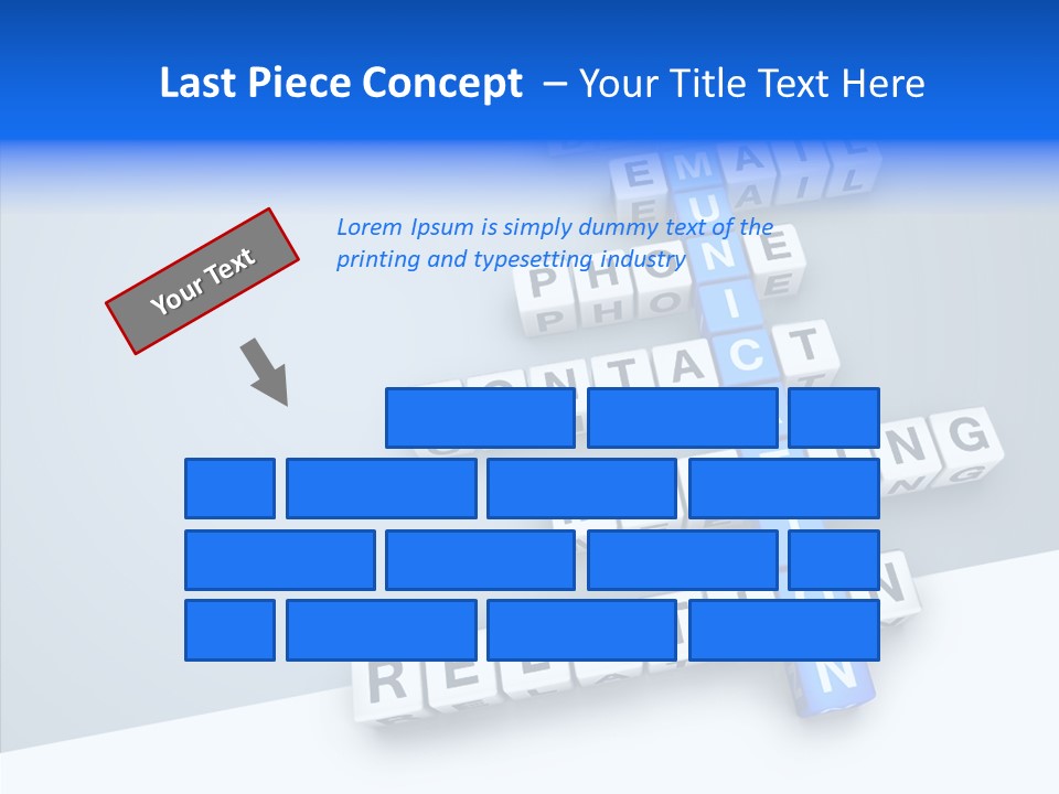Brick Social Connection PowerPoint Template