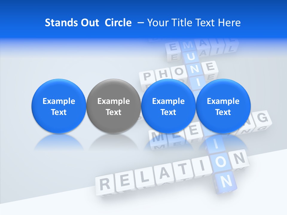 Brick Social Connection PowerPoint Template