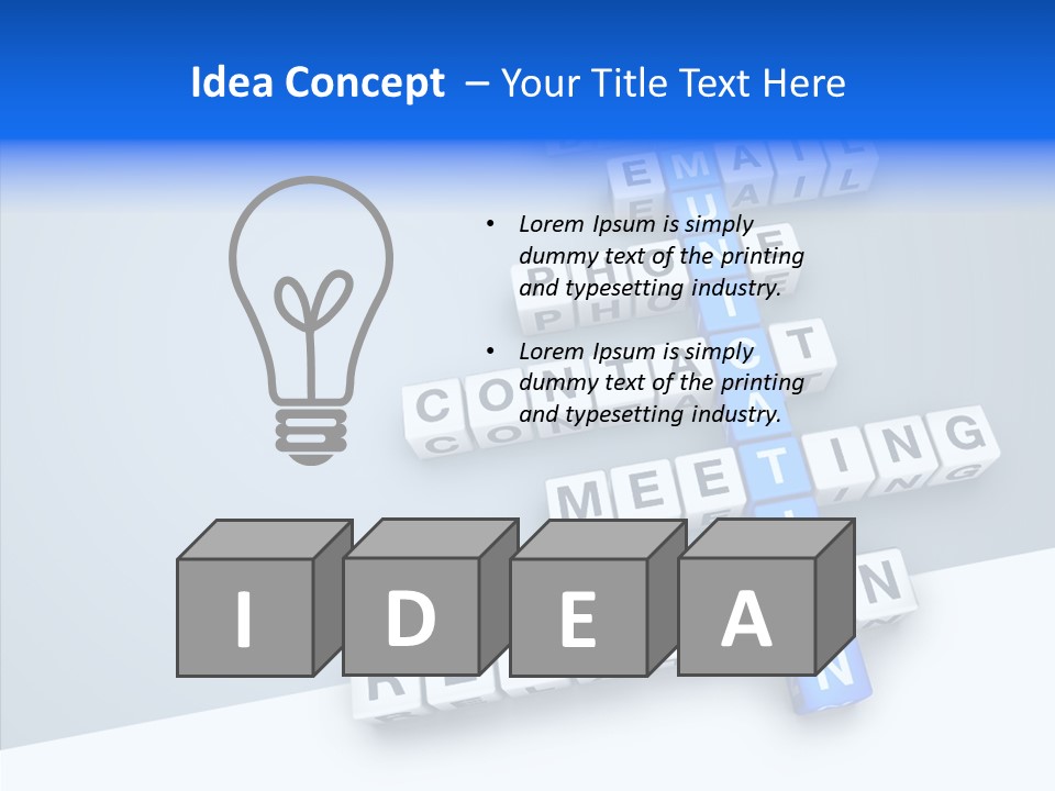 Brick Social Connection PowerPoint Template
