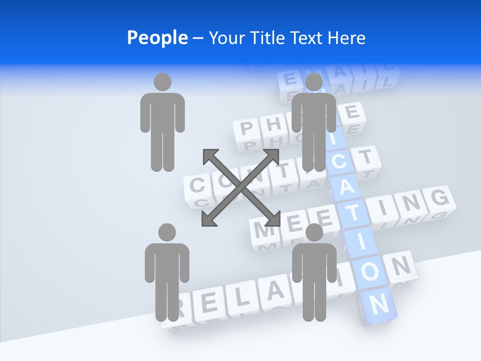 Brick Social Connection PowerPoint Template