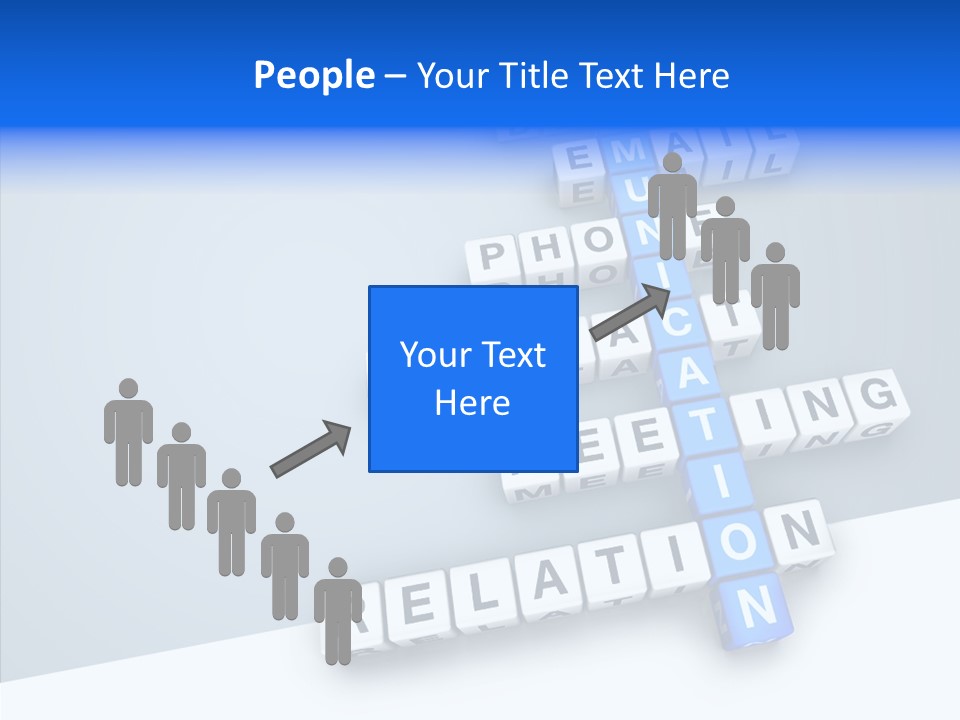 Brick Social Connection PowerPoint Template