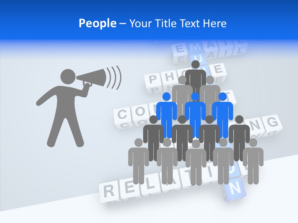 Brick Social Connection PowerPoint Template
