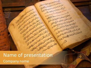 Prophecy God Arabian PowerPoint Template