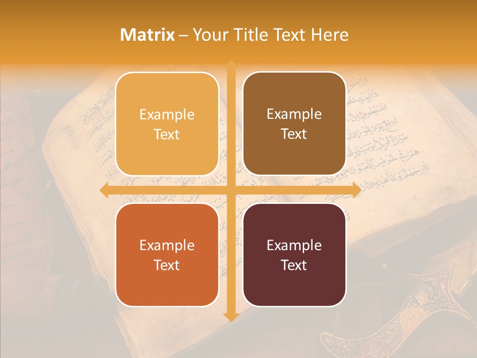 Prophecy God Arabian PowerPoint Template