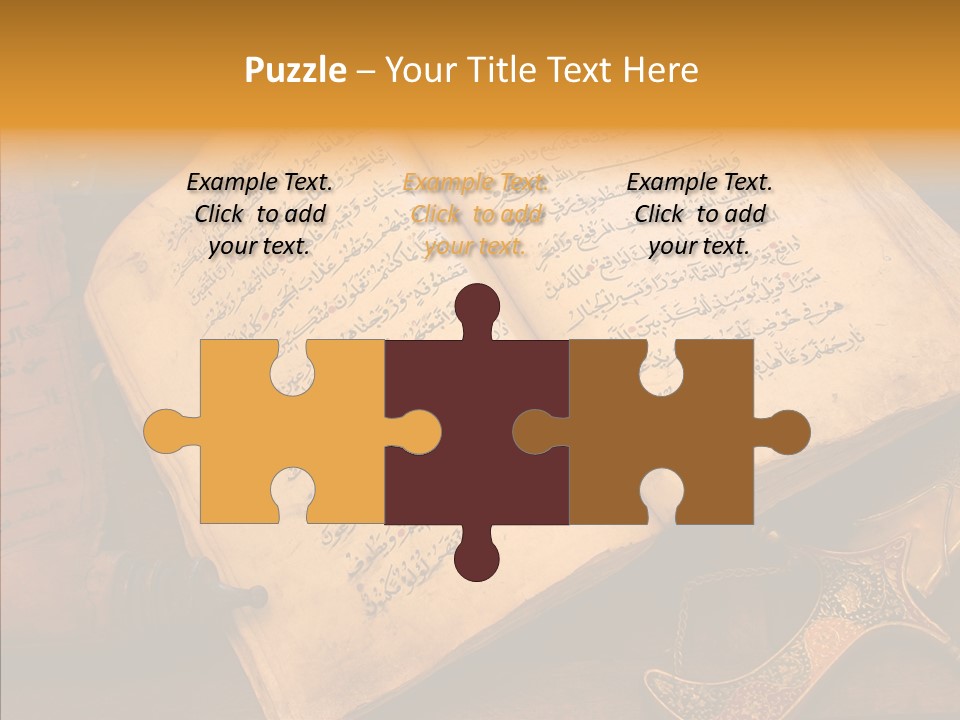 Prophecy God Arabian PowerPoint Template